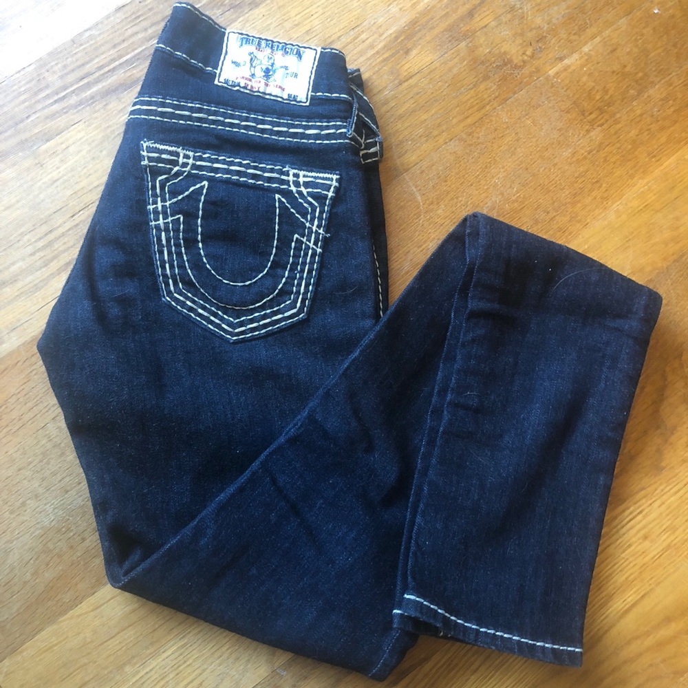 True Religion Double stitch Jeans size 23